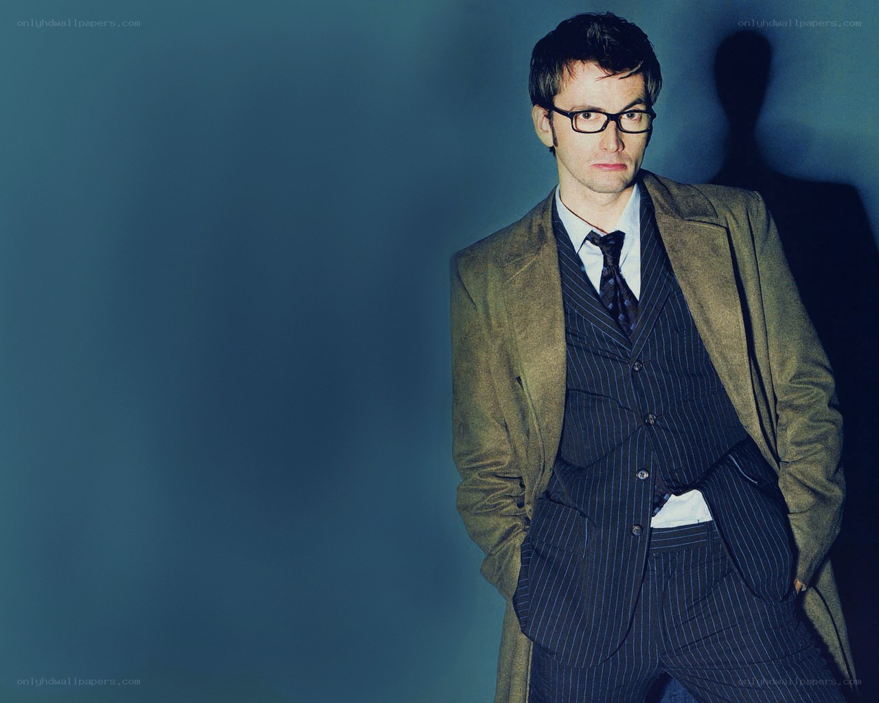 man in pinstripe suit