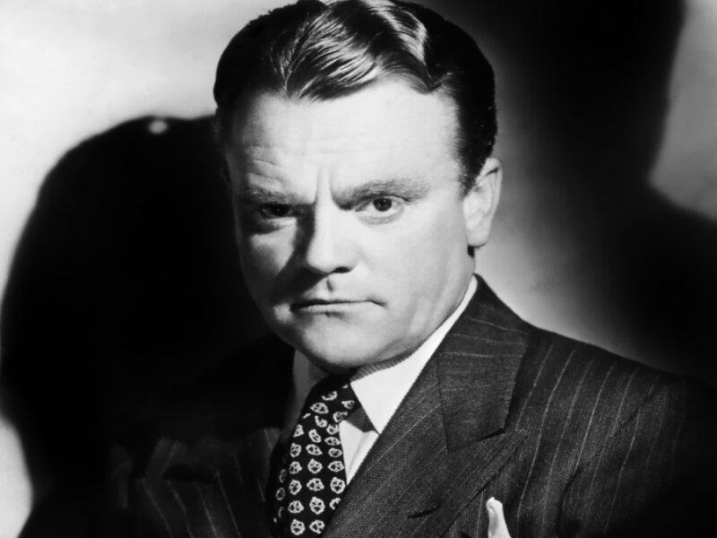 Man in Pinstripe Suit — Black, Dramatic, Photograph, Tie