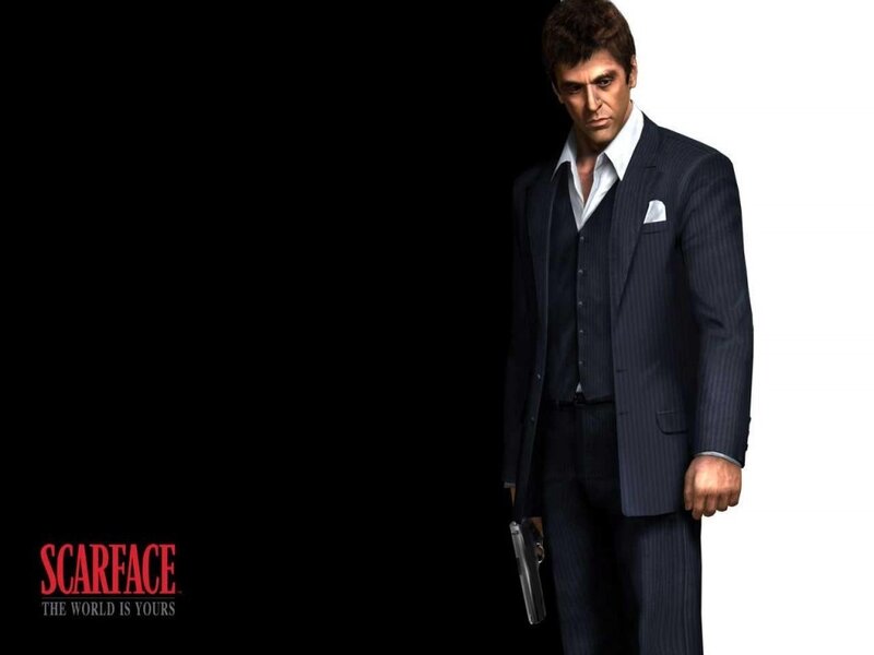 Man in Pinstripe Suit — Black, Serious, Dramatic