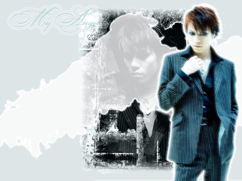 Man in Pinstripe Suit — Blue, Dramatic
