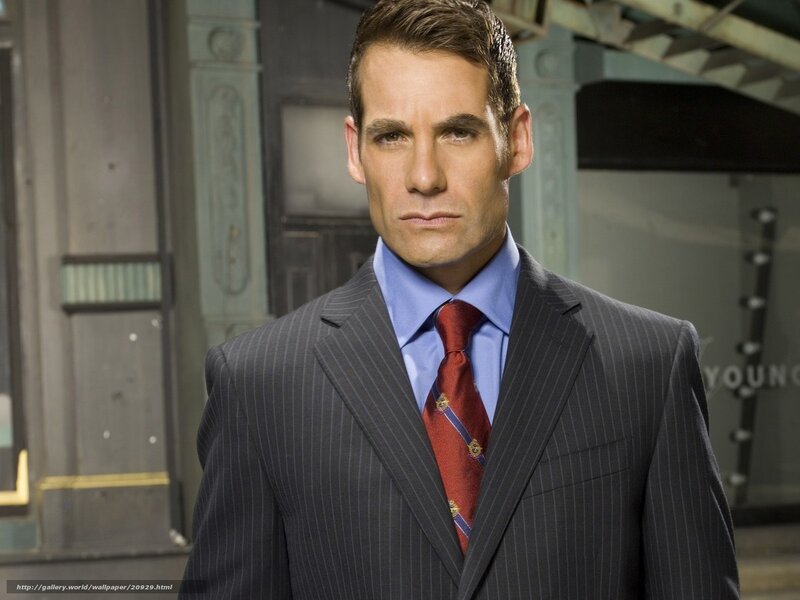 man in pinstripe suit