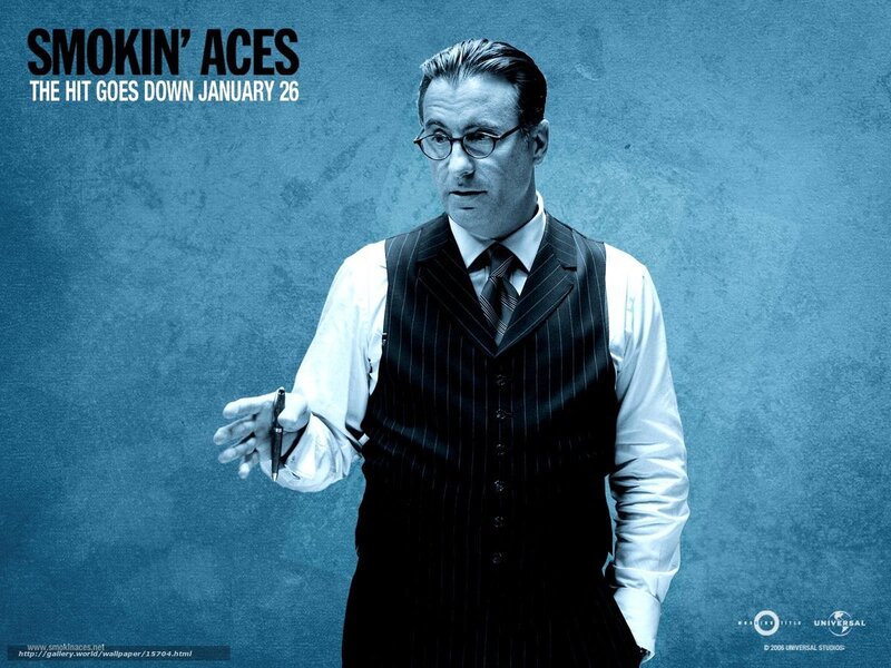 Man in Pinstripe Vest — Blue, Serious
