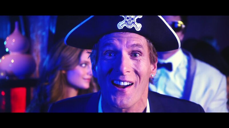 man in pirate hat at party