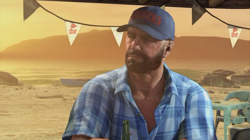 man in plaid shirt at beach