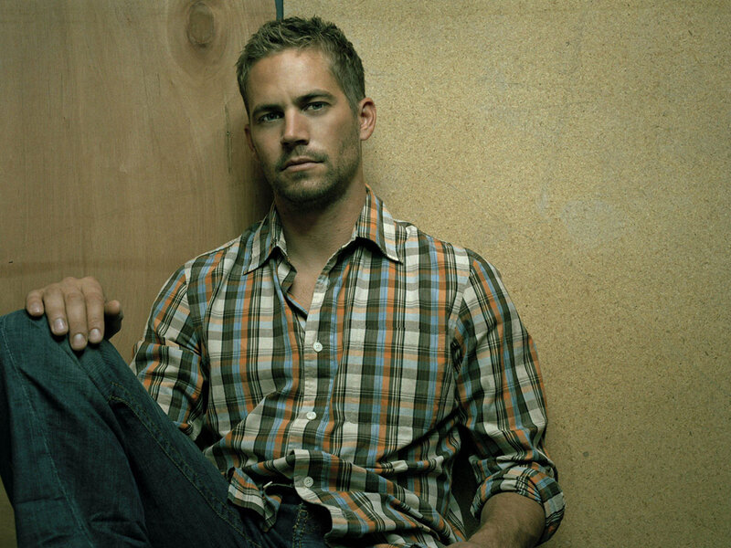 Man in Plaid Shirt — Brown, Neutral, Photograph
