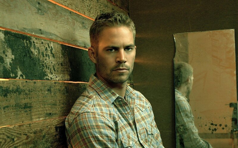 Man in Plaid Shirt — Brown, Serious, Photograph, Wooden Wall, Mirror
