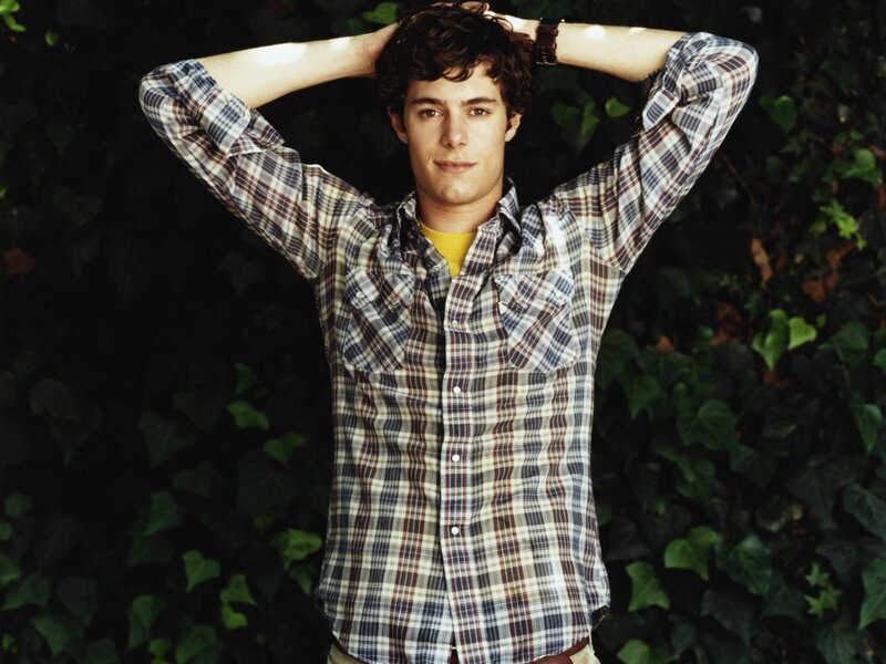 Man in Plaid Shirt — Green, Relaxed