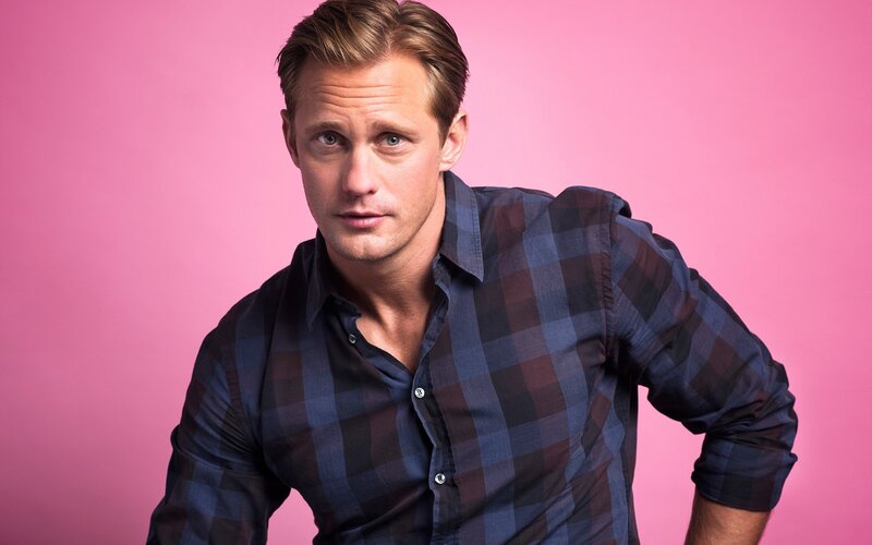 Man in Plaid Shirt — Pink