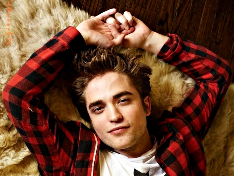 Man in Plaid Shirt — Red, Relaxed