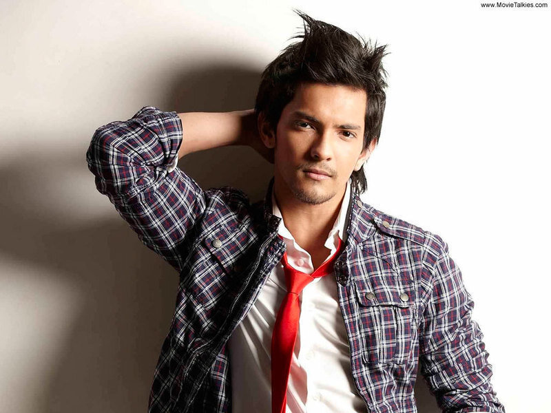 Man in Plaid Shirt — White