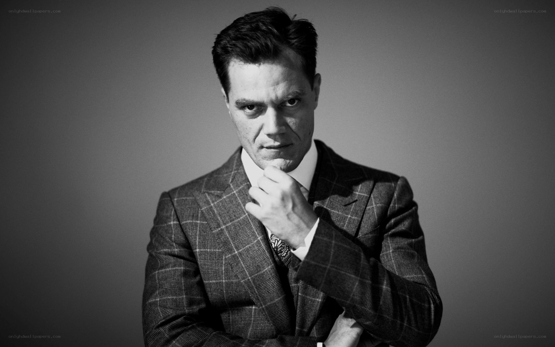 man in plaid suit