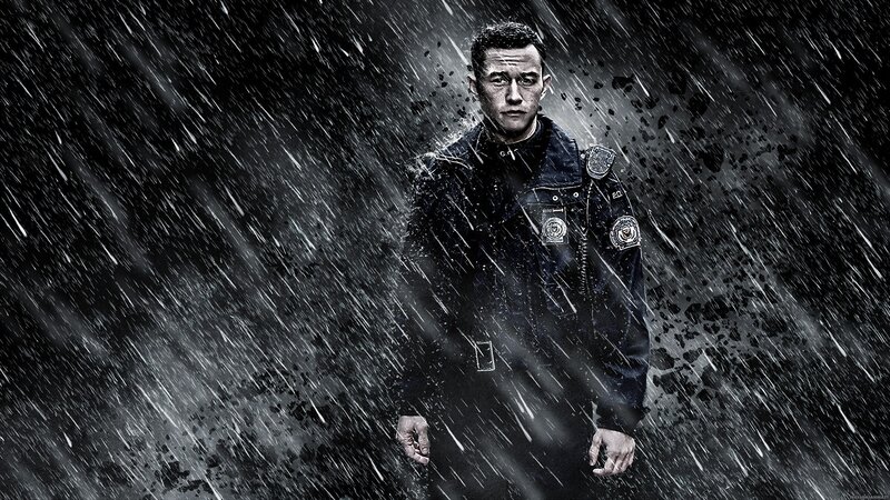 Man in Police Uniform — Black, Dramatic, Night
