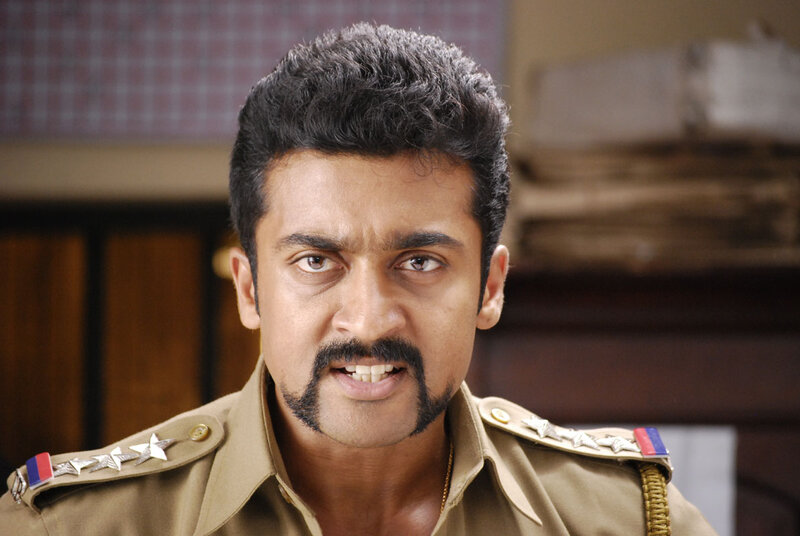 Man in Police Uniform — Brown, Serious