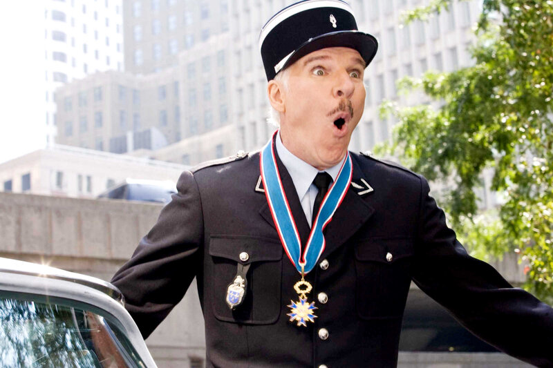 Man in police uniform with medal