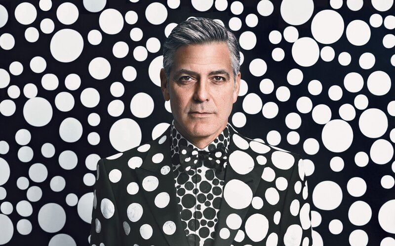 Man in Polka-dot Suit