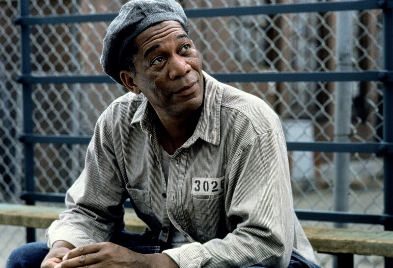 Man in Prison Uniform — Gray, Contemplative, Afternoon