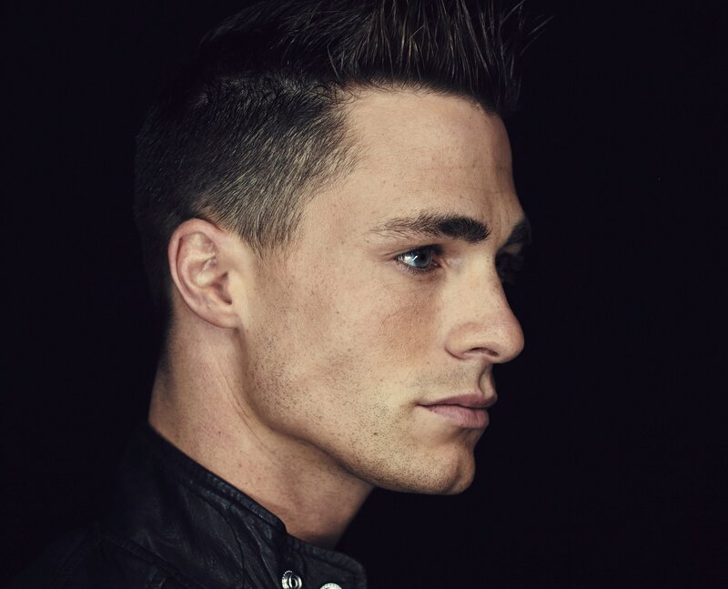 Man in Profile — Black, Dramatic, Photograph, Black Jacket