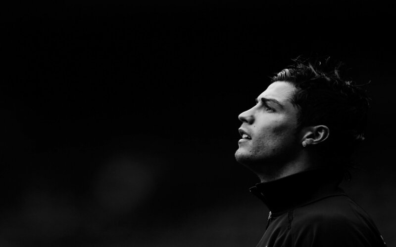 Man in Profile — Black, Dramatic, Photograph, Earring, Jacket