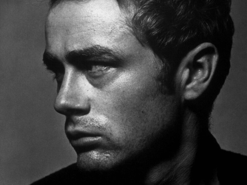 Man in Profile — Black, Dramatic, Photograph