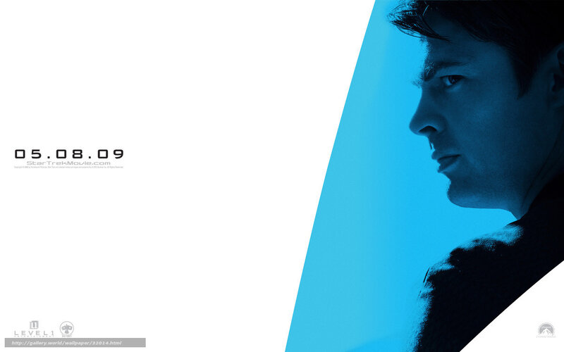 Man in Profile — Blue, Dramatic