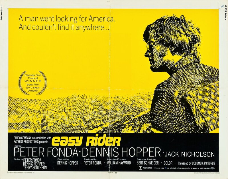 Man in Profile on Poster