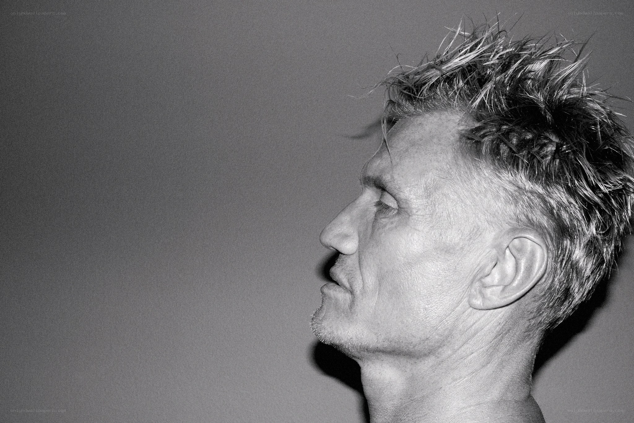 man in profile