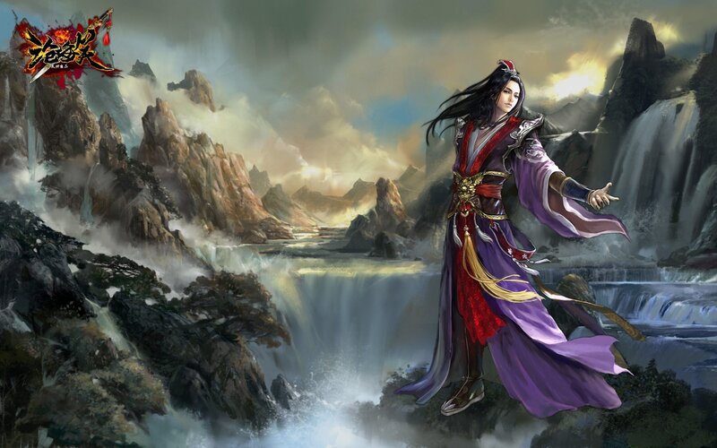 Man in Purple Robes — Dramatic