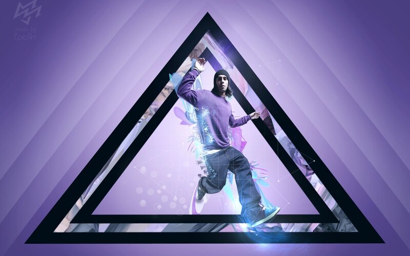 Man in Purple Shirt — Dynamic