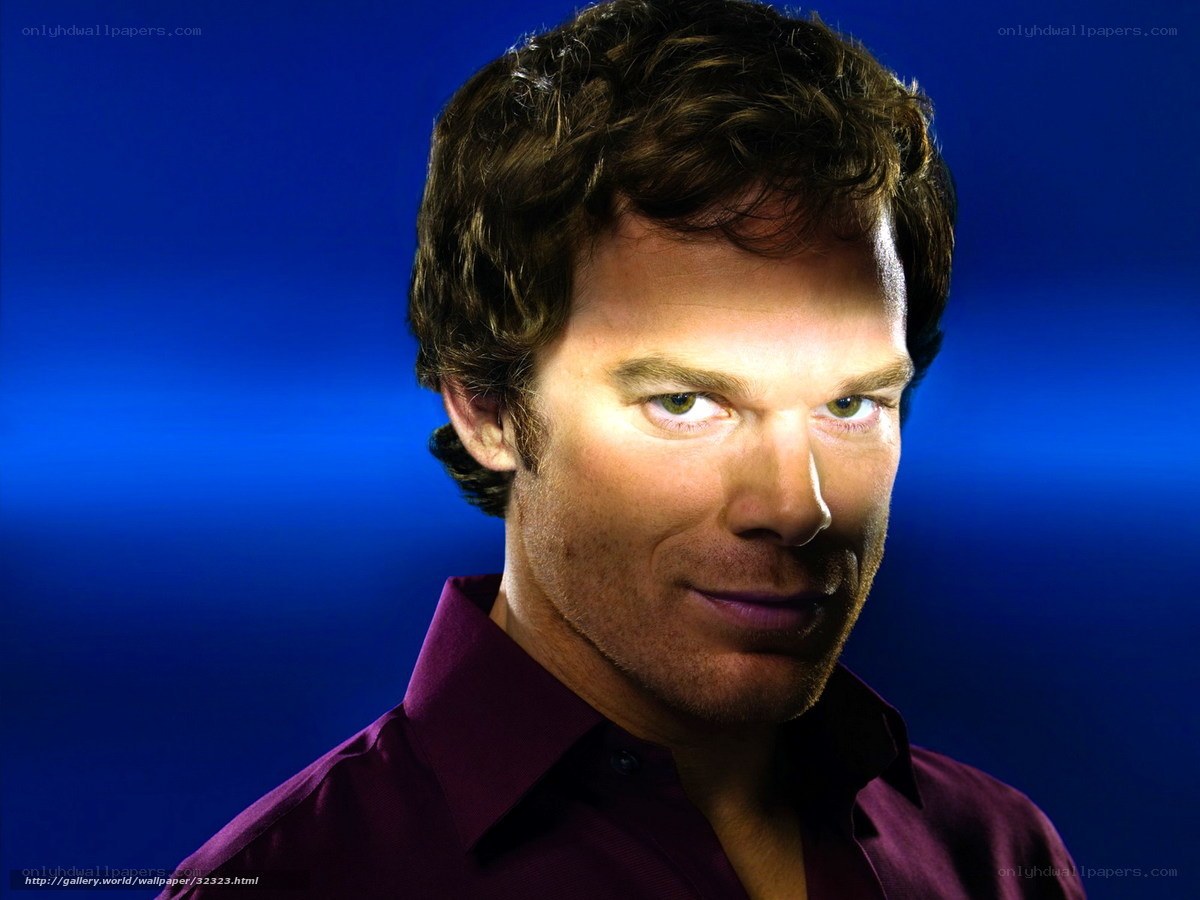 man in purple shirt