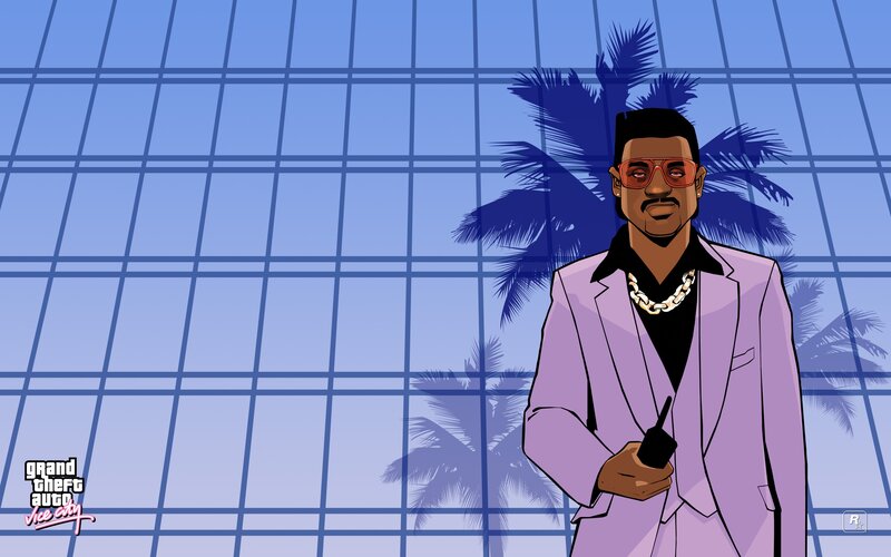 Man in Purple Suit — Blue, Confident