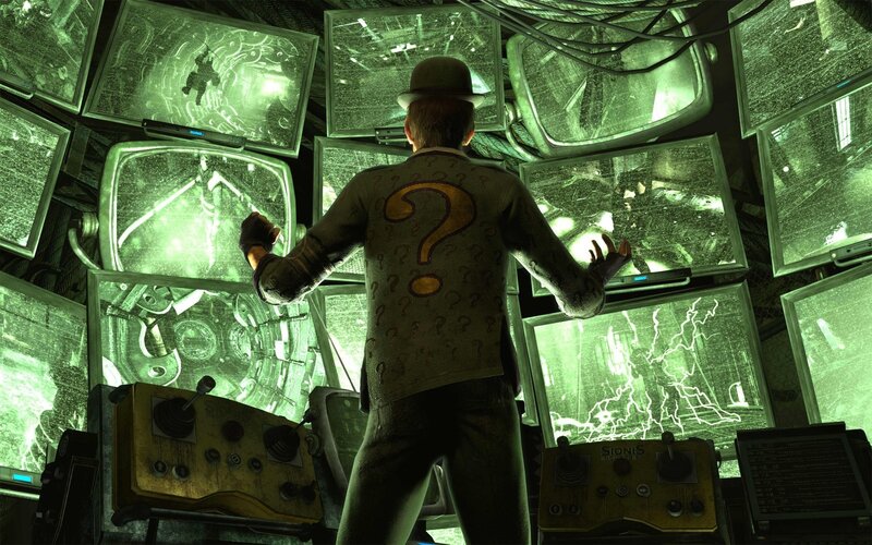 Man in Question-mark Suit