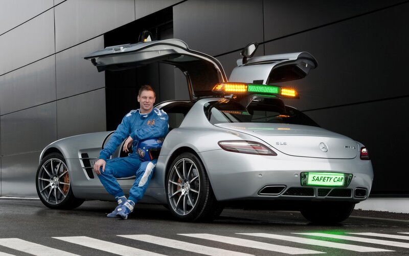 Man in Racing Suit — Silver