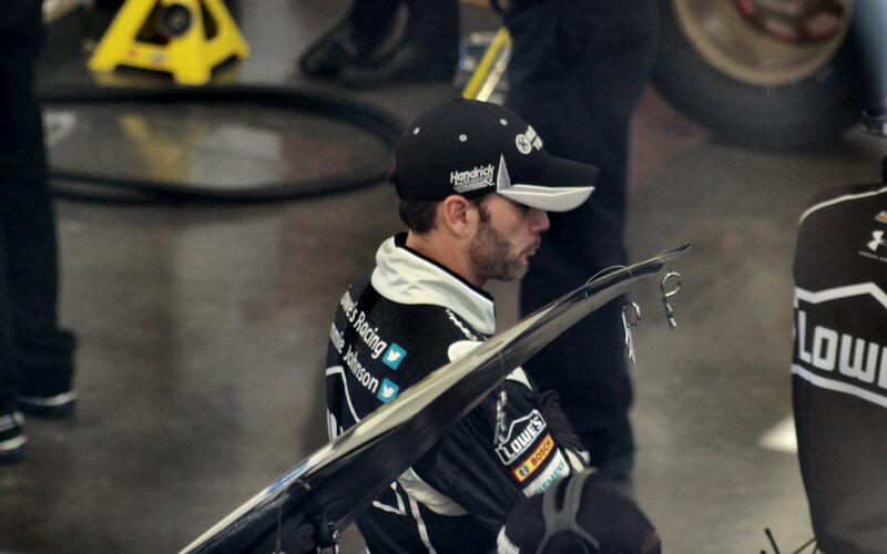 Man in Racing Uniform