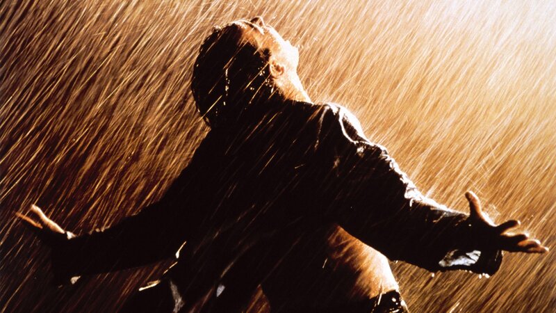 Man in Rain — Brown