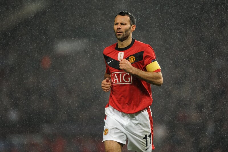 Man in Rain — Red
