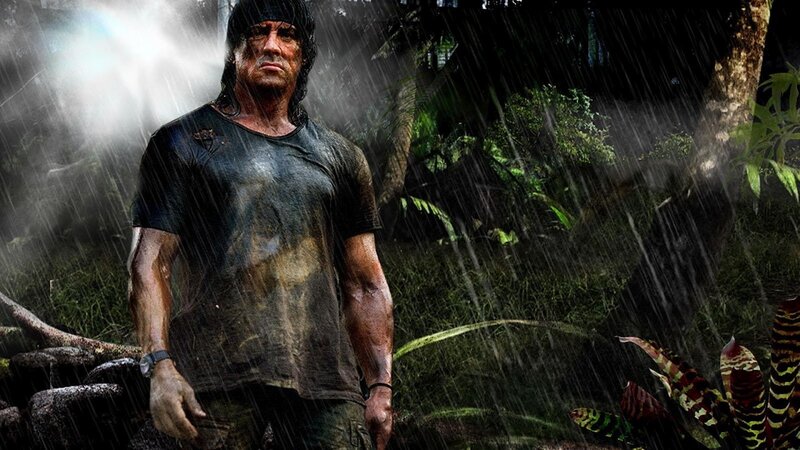 Man in Rainforest