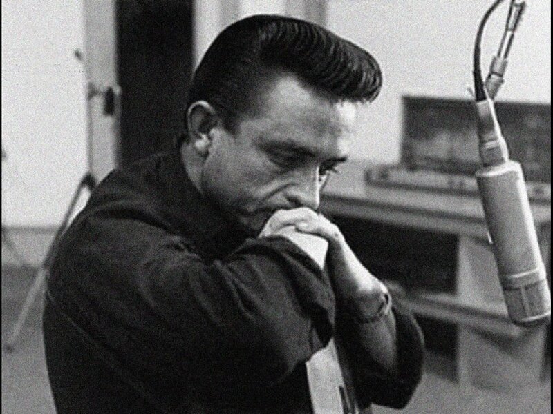 man in recording studio