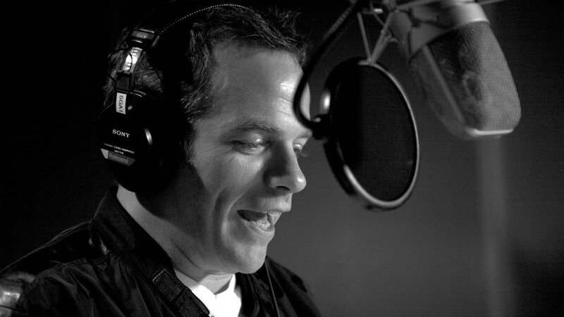 Man in Recording Studio — Black