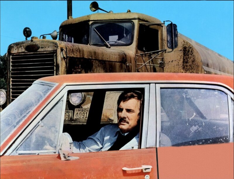 Man in Red Car — Dramatic