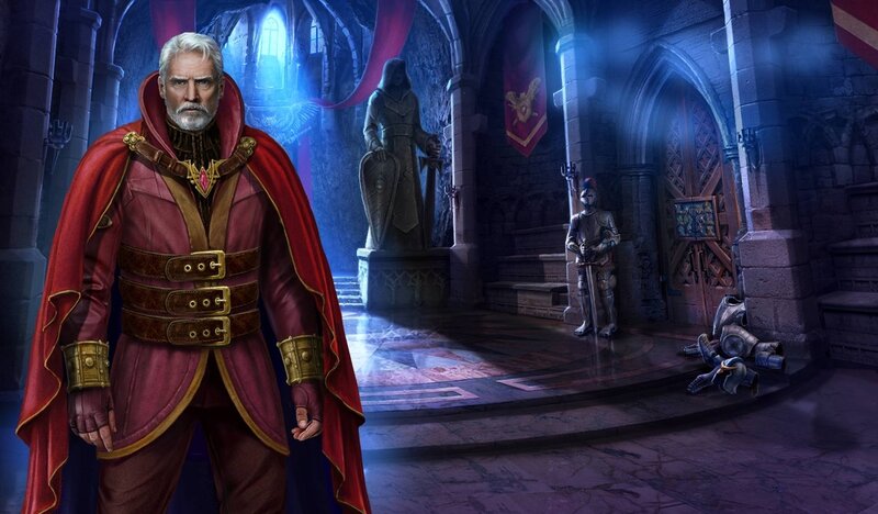 Man in Red Cloak — Dramatic, Night