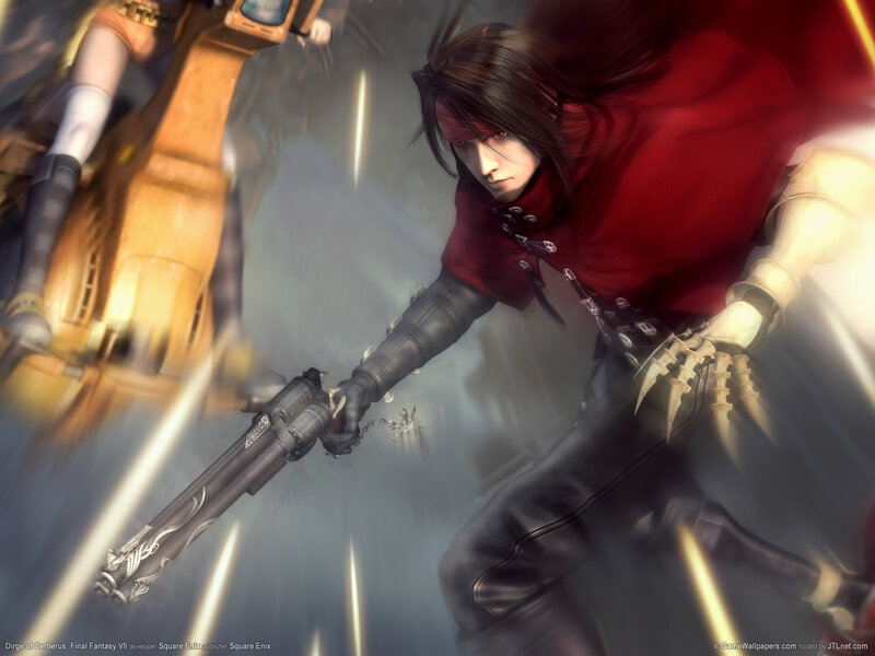 Man in Red Cloak with Gun