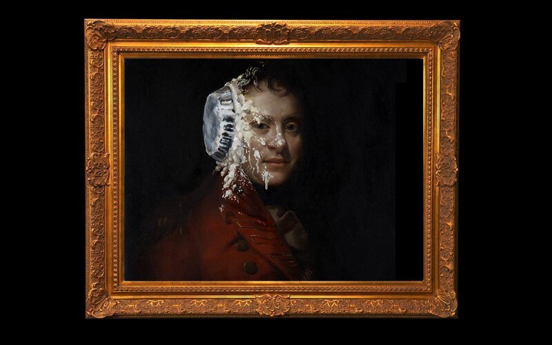 Man in Red Coat — Black