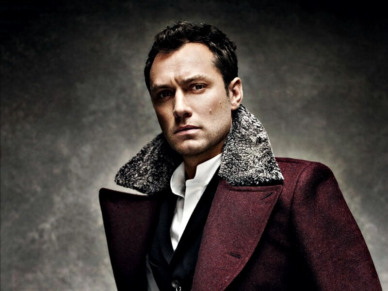 Man in Red Coat — Dramatic, Photograph, White Shirt