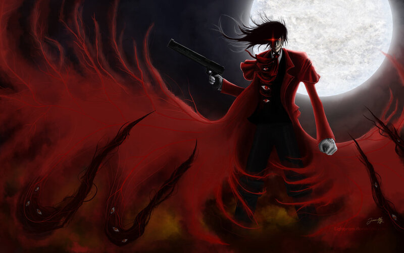 Man in Red Coat with Gun — Dramatic