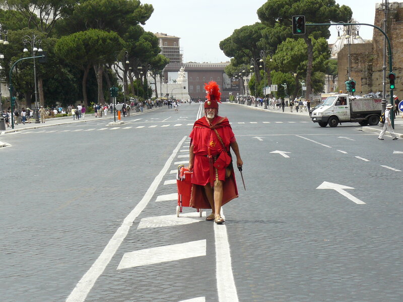 Man in Red Costume