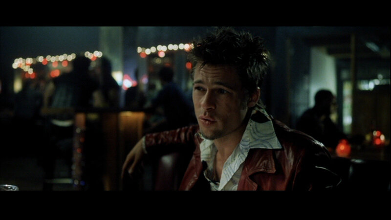 Man in Red Jacket — Black, Dramatic, Night