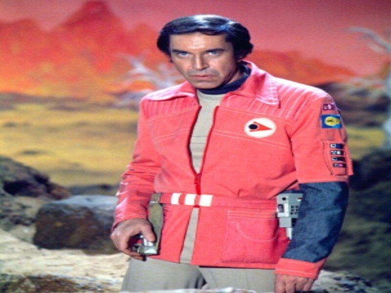 Man in Red Jacket — Dramatic, Photograph