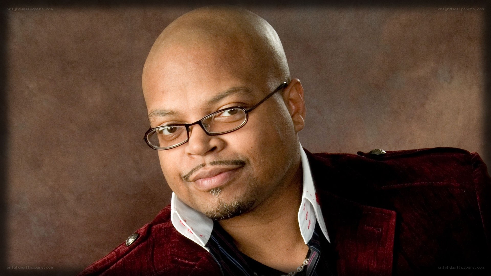 man in red jacket portrait