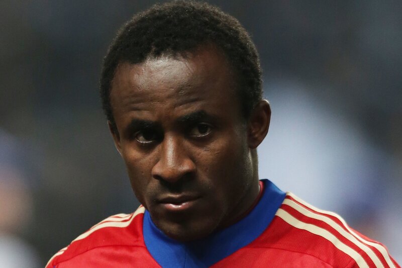 Man in Red Jersey — Focused