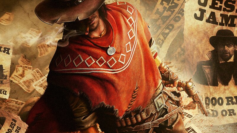 Man in Red Poncho
